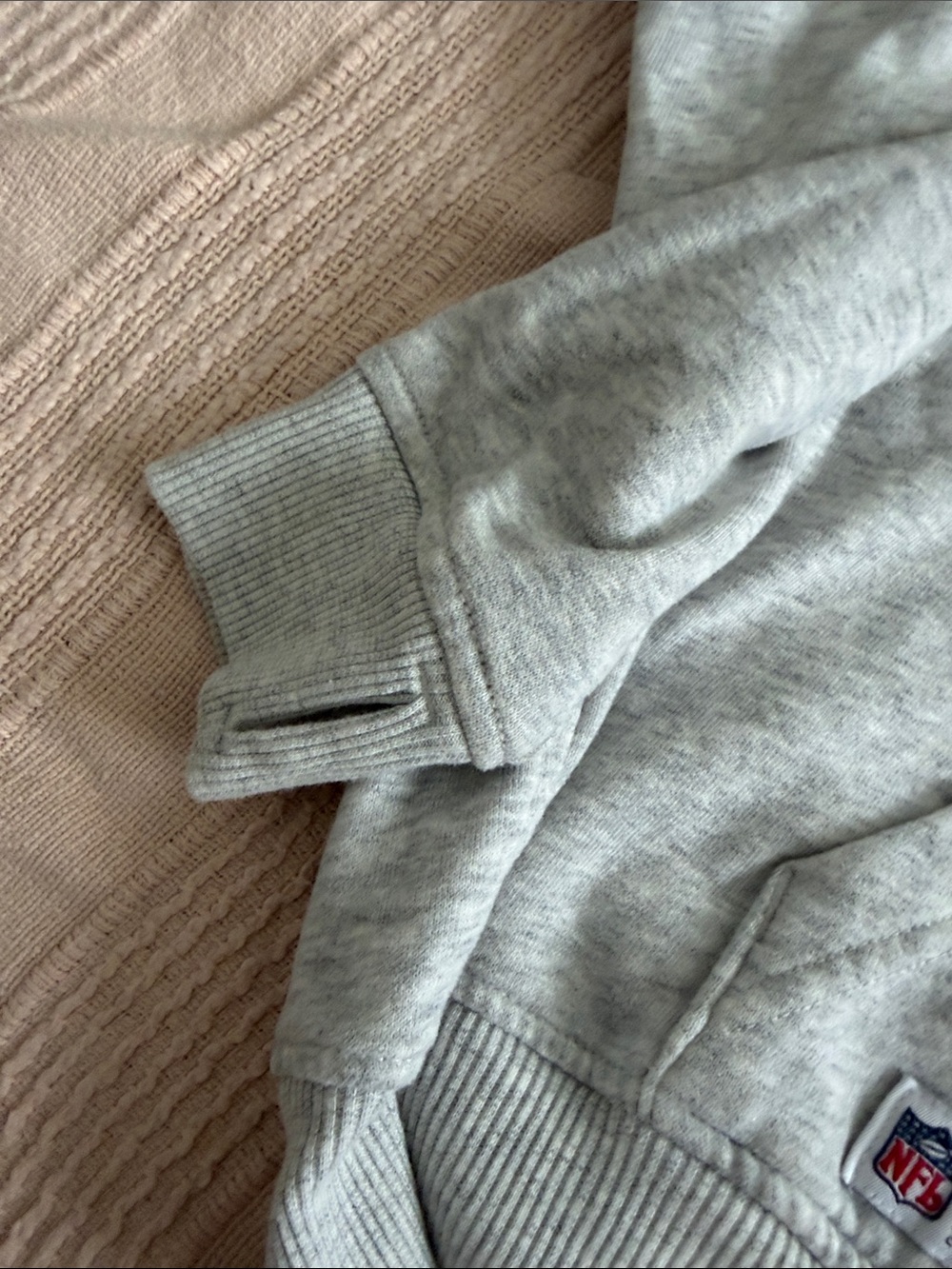 abercrombie kids Light Gray NFL Logo Sweatshirt - Picture 3 of 8
